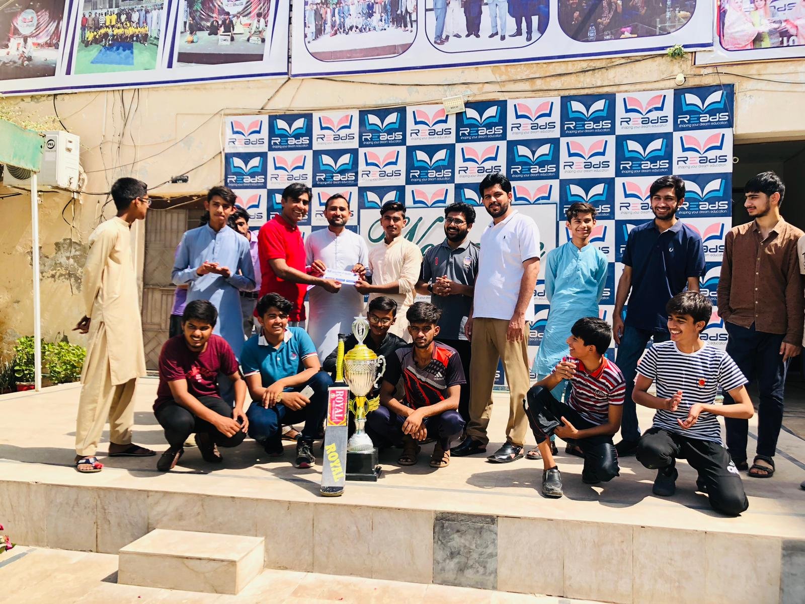 READS College Bahawalpur students participating in a college sports recognition event