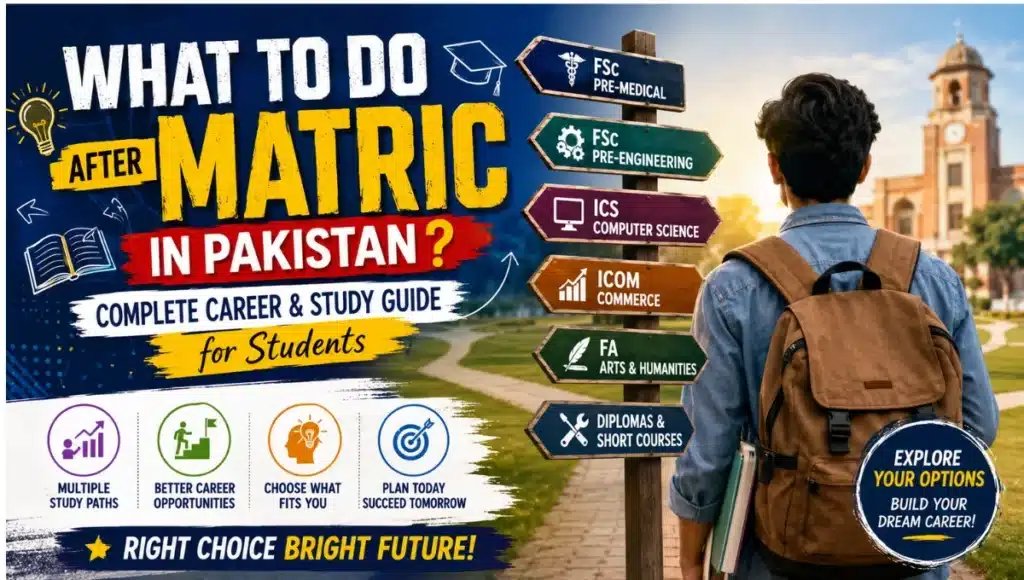 What to Do After Matric in Pakistan